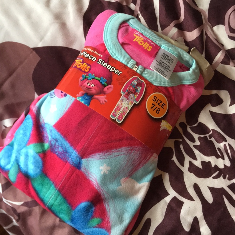 Girls 1-pc Trolls sleeper
